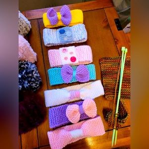 Homemade winter headbands!